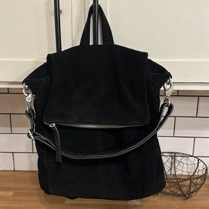 Free People Black Backpack